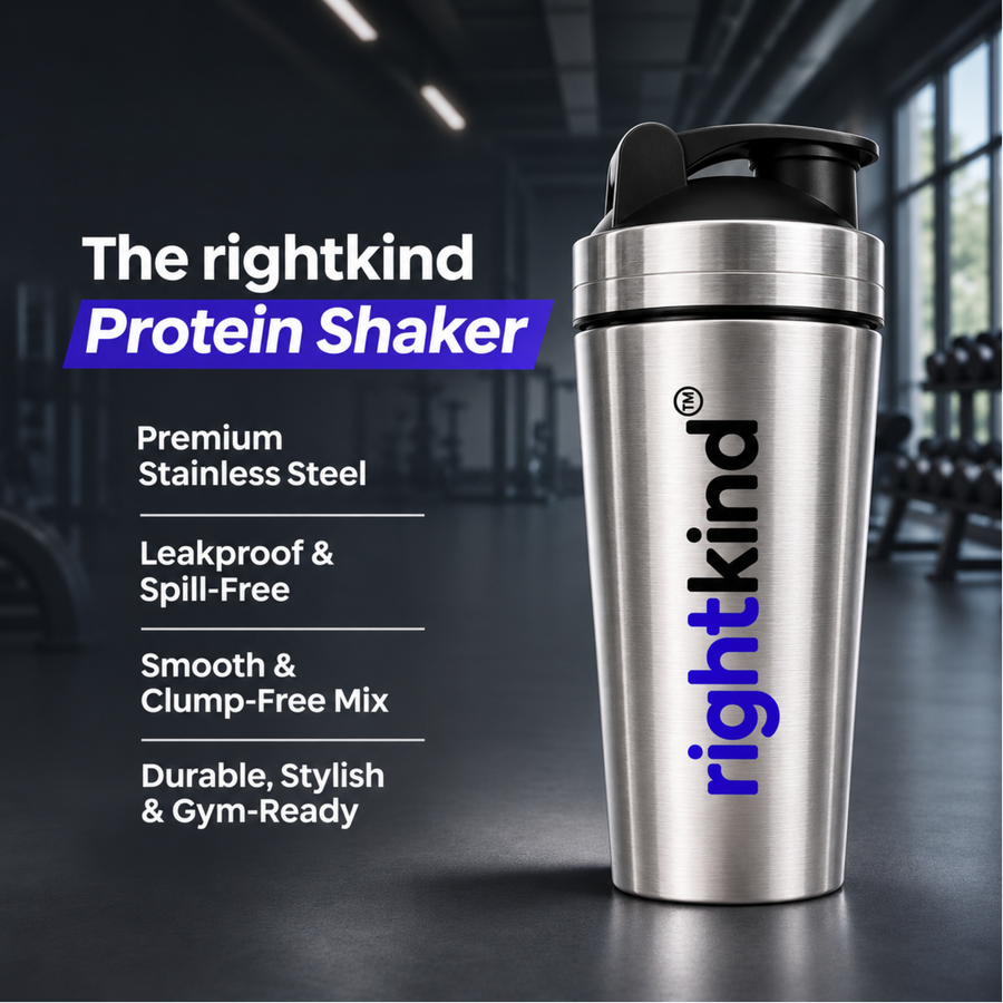 rightkind Steel Protein Shaker – 750 ml RightKind