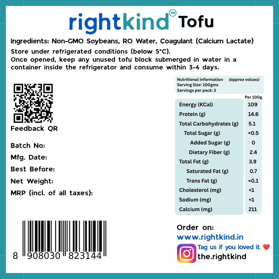 Tofu - Plain RightKind