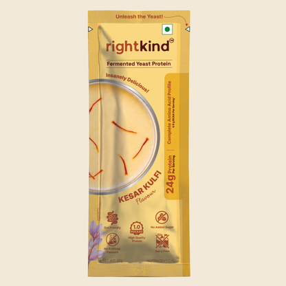 Kesar Kulfi Fermented Yeast Protein Powder RightKind