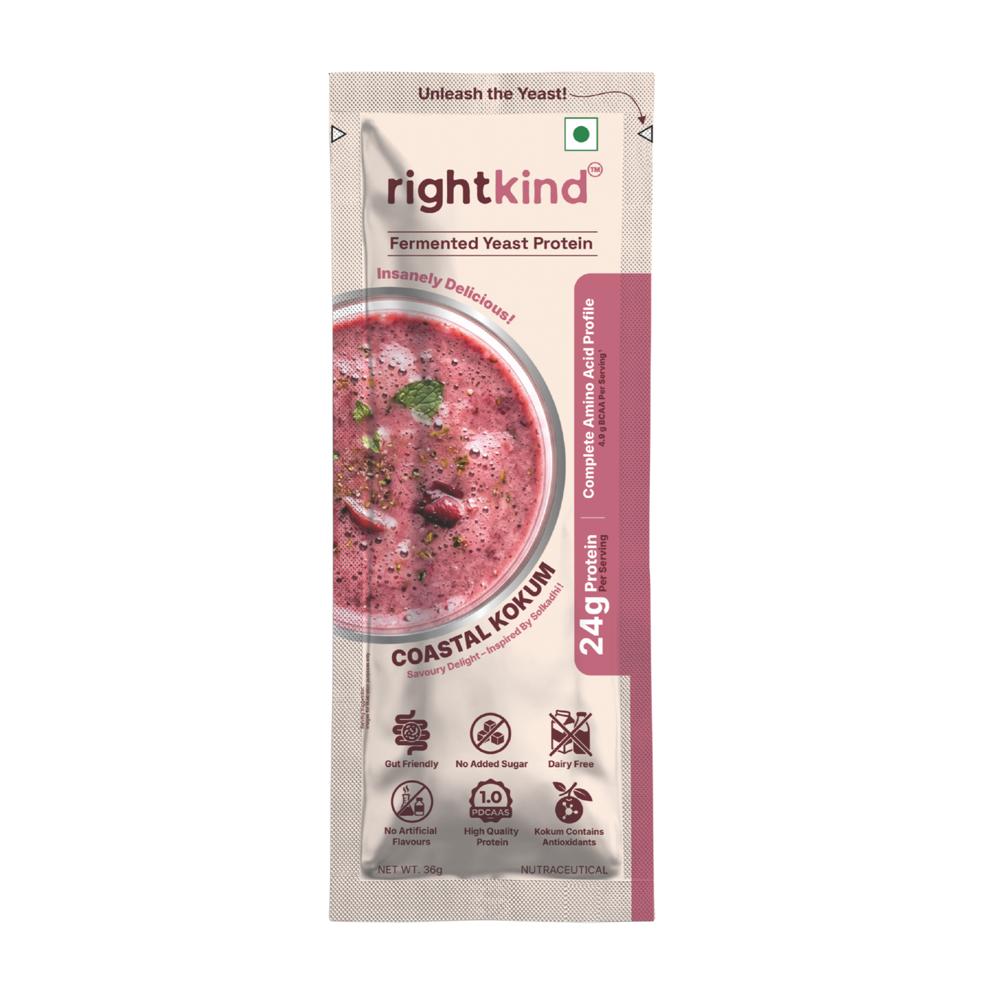 Coastal Kokam Fermented Yeast Protein Powder RightKind