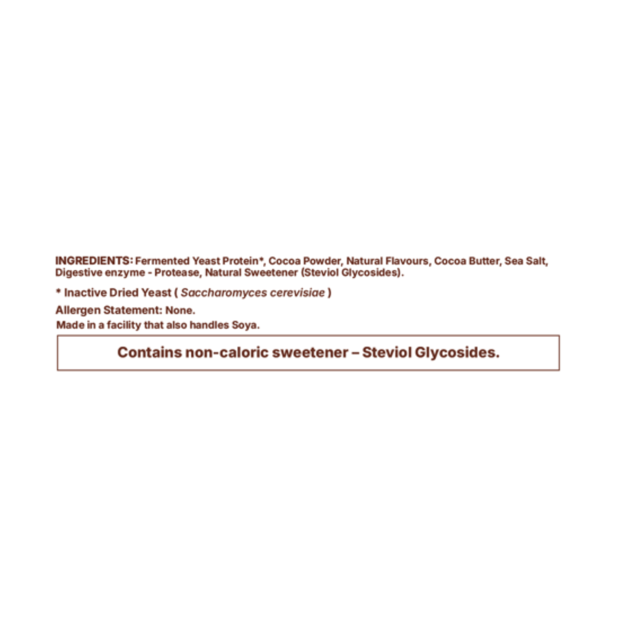 Bold Chocolate Fermented Yeast Protein Powder | 15 Serve Bag | 540g RightKind