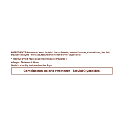 Bold Chocolate Fermented Yeast Protein Powder | 15 Serve Bag | 540g RightKind