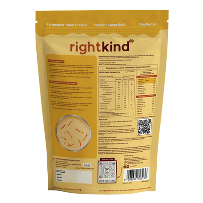 Kesar Kulfi Fermented Yeast Protein Powder - 500g RightKind