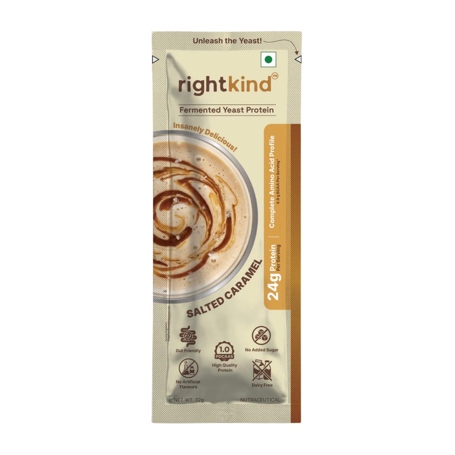 Salted Caramel Fermented Yeast Protein Powder RightKind