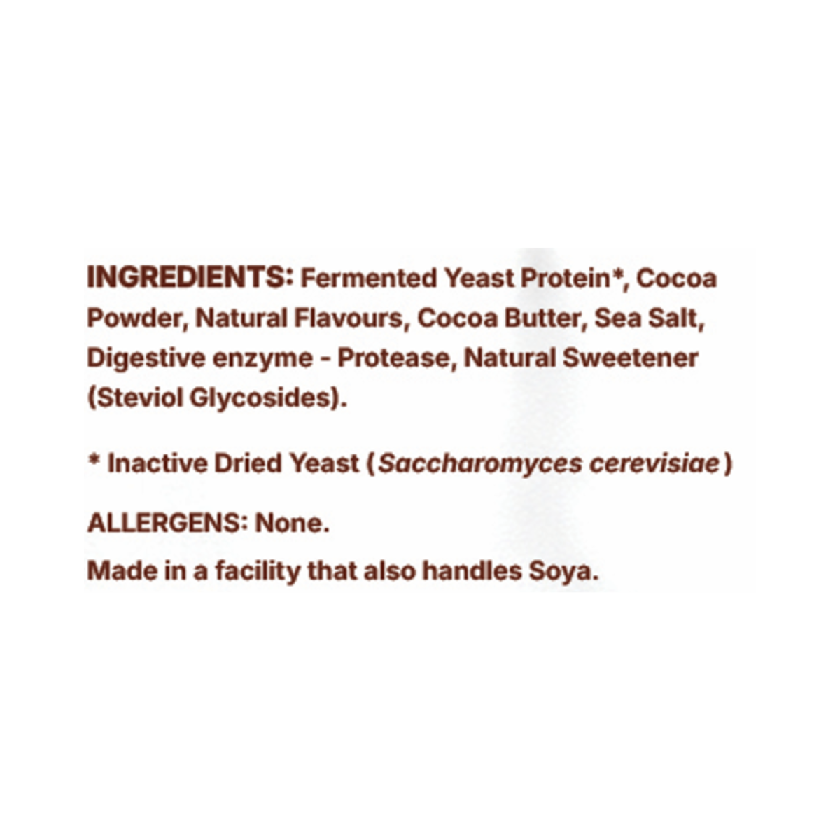 Bold Chocolate Fermented Yeast Protein Powder RightKind
