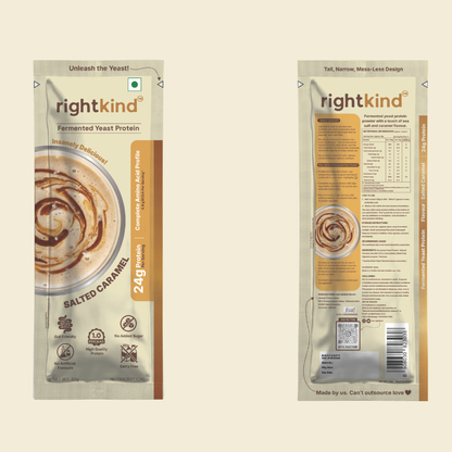 Salted Caramel Fermented Yeast Protein Powder RightKind