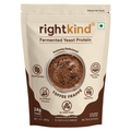 Toffee Frappé Fermented Yeast Protein Powder | 24g Protein/Serving | Gut Friendly | PDCAAS 1.0 | All 9 Essential Amino Acids | 5.43g BCAA | Dairy Free | No Added Sugar | 495g RightKind