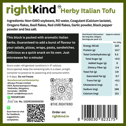 Herby Italian Tofu RightKind
