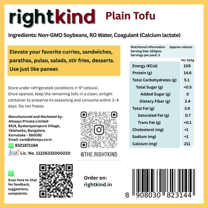 Tofu - Plain RightKind