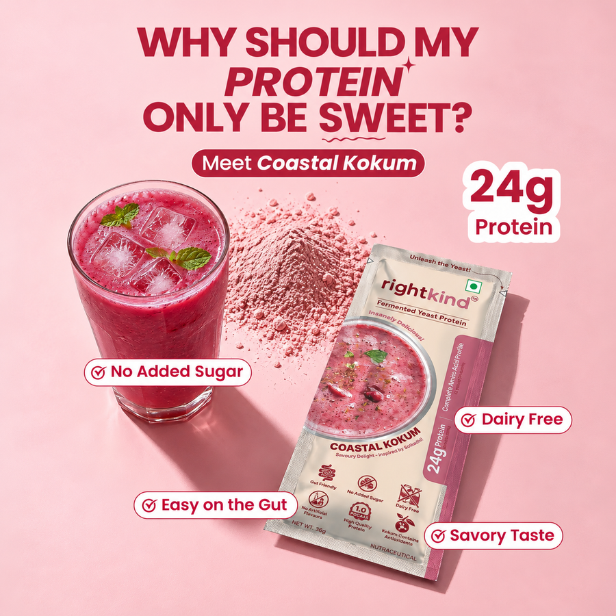Coastal Kokum Fermented Yeast Protein Powder RightKind