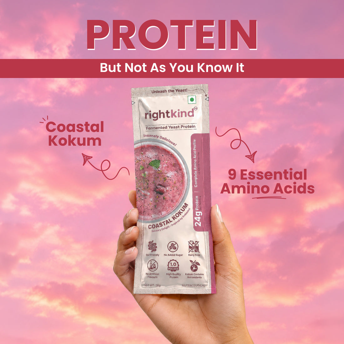 Coastal Kokam Fermented Yeast Protein Powder RightKind