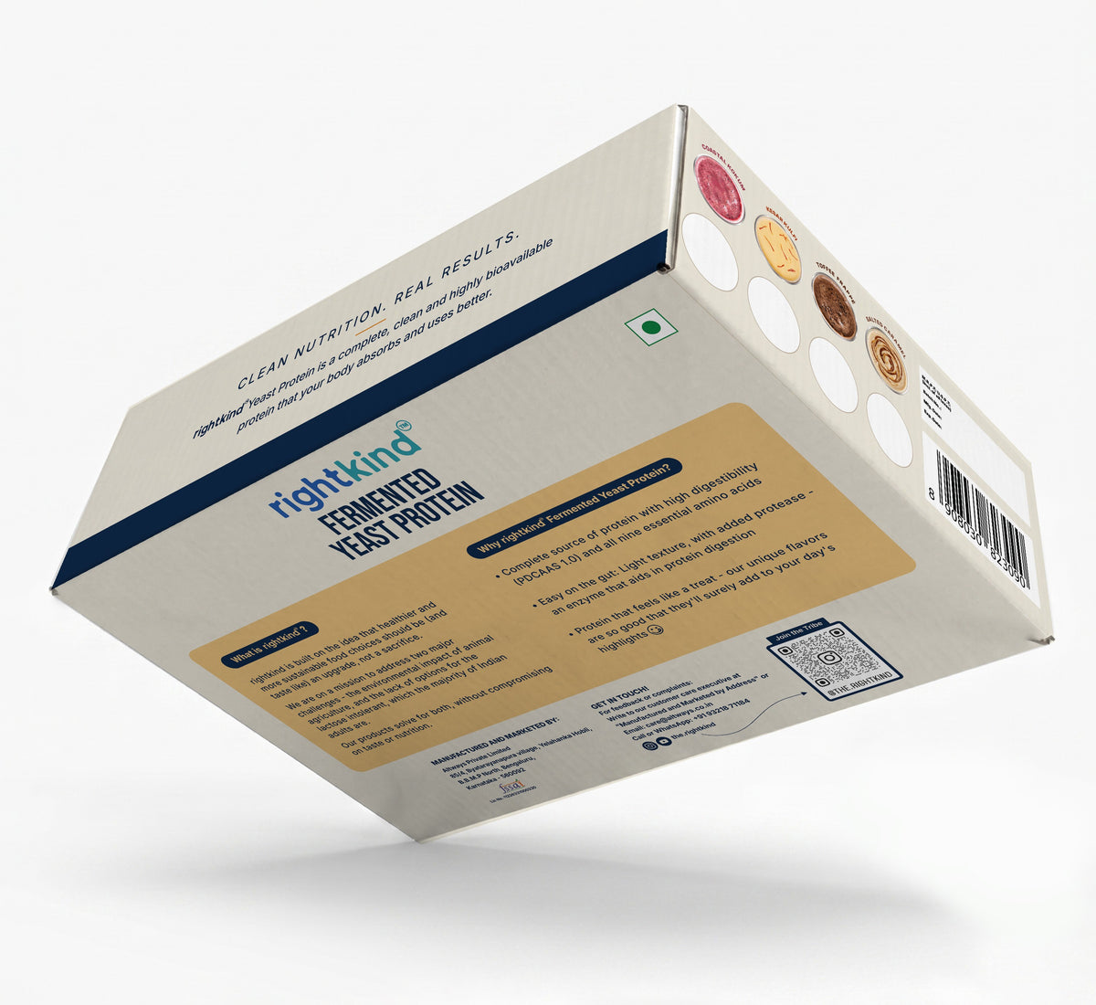rightkind, Assorted Flavours - Box of 8 (4 Flavours × 2 sachets each) RightKind